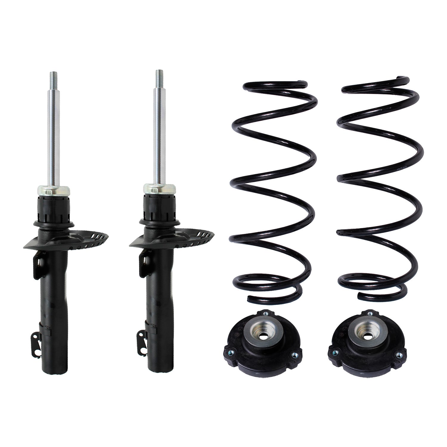 Kit Original Resortes, Amortiguadores y Bases Volkswagen Polo 03-07 Delanteros Kit 6 Piezas