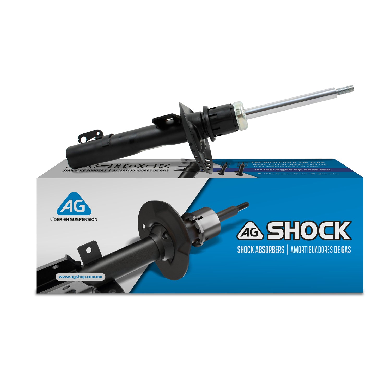 Amortiguador Original Ag Shock Volkswagen Lupo 2005-2009 Delantero Derecho