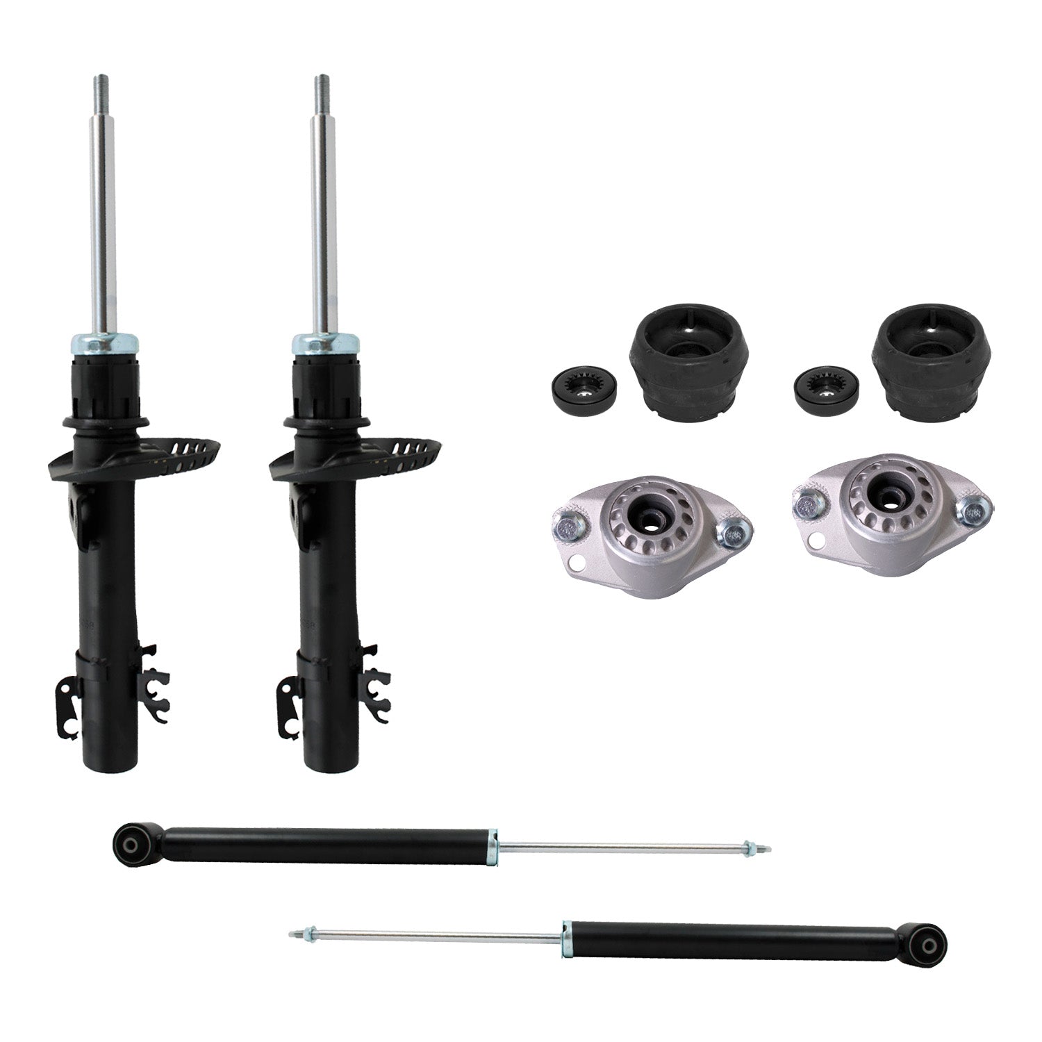 Amortiguadores Originales y Bases AG Audi A1 2010-2018 Delanteros y Traseros
