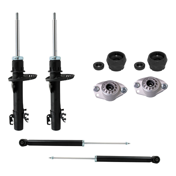 Amortiguadores y Bases Ag Seat Ibiza 6J 2009-2017 Delanteros y Traseros