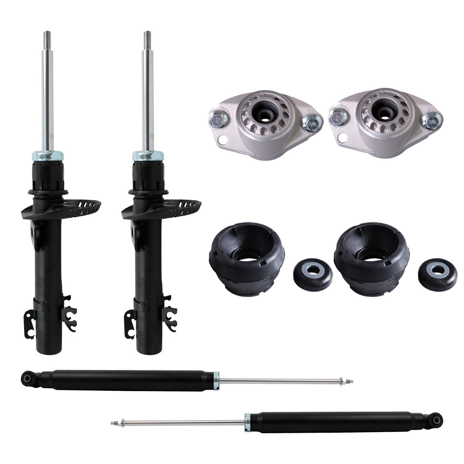 Kit Original Amortiguadores y Bases Volkswagen Vento 2014-2022 8 Piezas