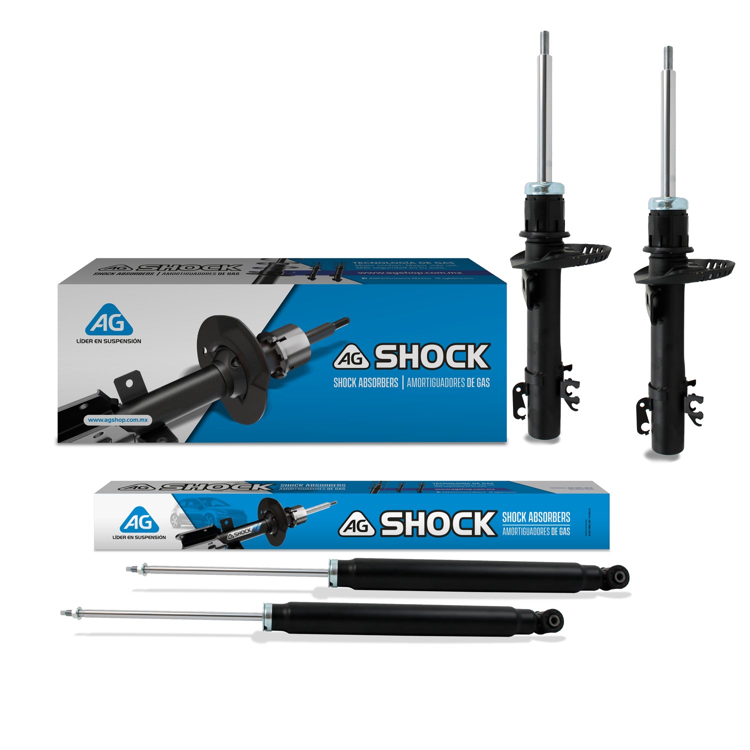 Amortiguadores Originales Ag Shock Seat Toledo IV 2012-2019 Kit 4 Piezas