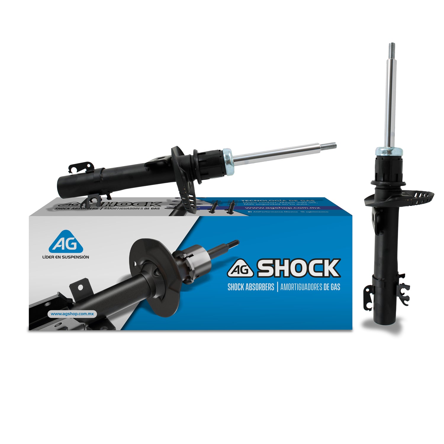 Amortiguadores Originales Ag Shock Audi A1 2010-2018 Del