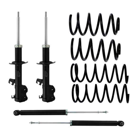 Kit Original Resortes y Amortiguadores Nissan March 12-17 Del y Tras