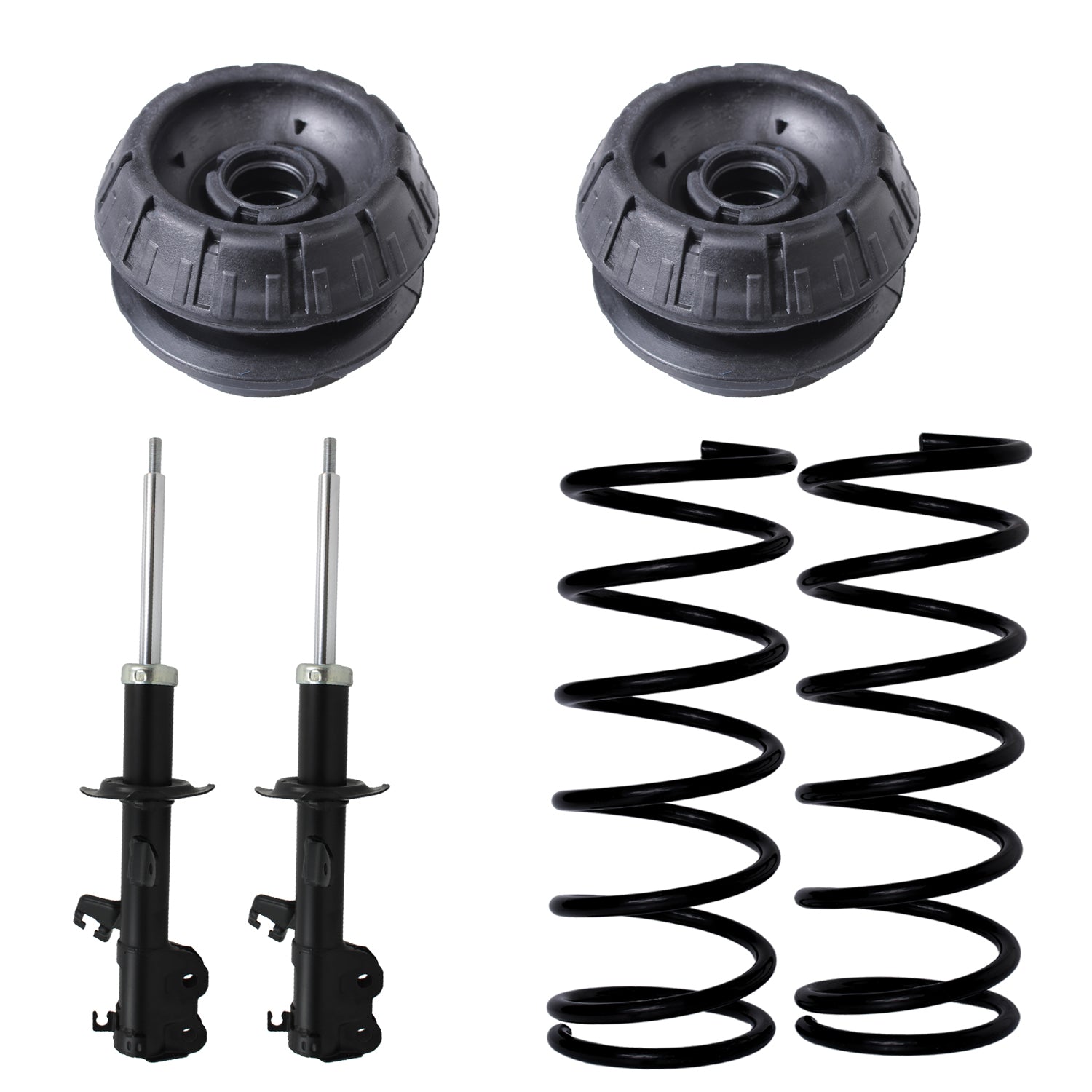 Kit Original Resortes, Amortiguadores y Bases Nissan March 12-18 Del Kit X6