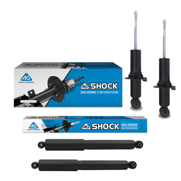 Amortiguadores Originales AG Shock Nissan Frontier NP300 (Vástago de 51mm) 2016-2020 Kit 4 Piezas