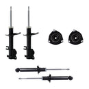 Kit 4 Amortiguadores + Bases Delanteras Sentra 2000 al 2006-1