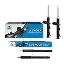 Amortiguadores Originales AG Shock Ford Focus Norteamérica 2000-2006 4 Piezas-1