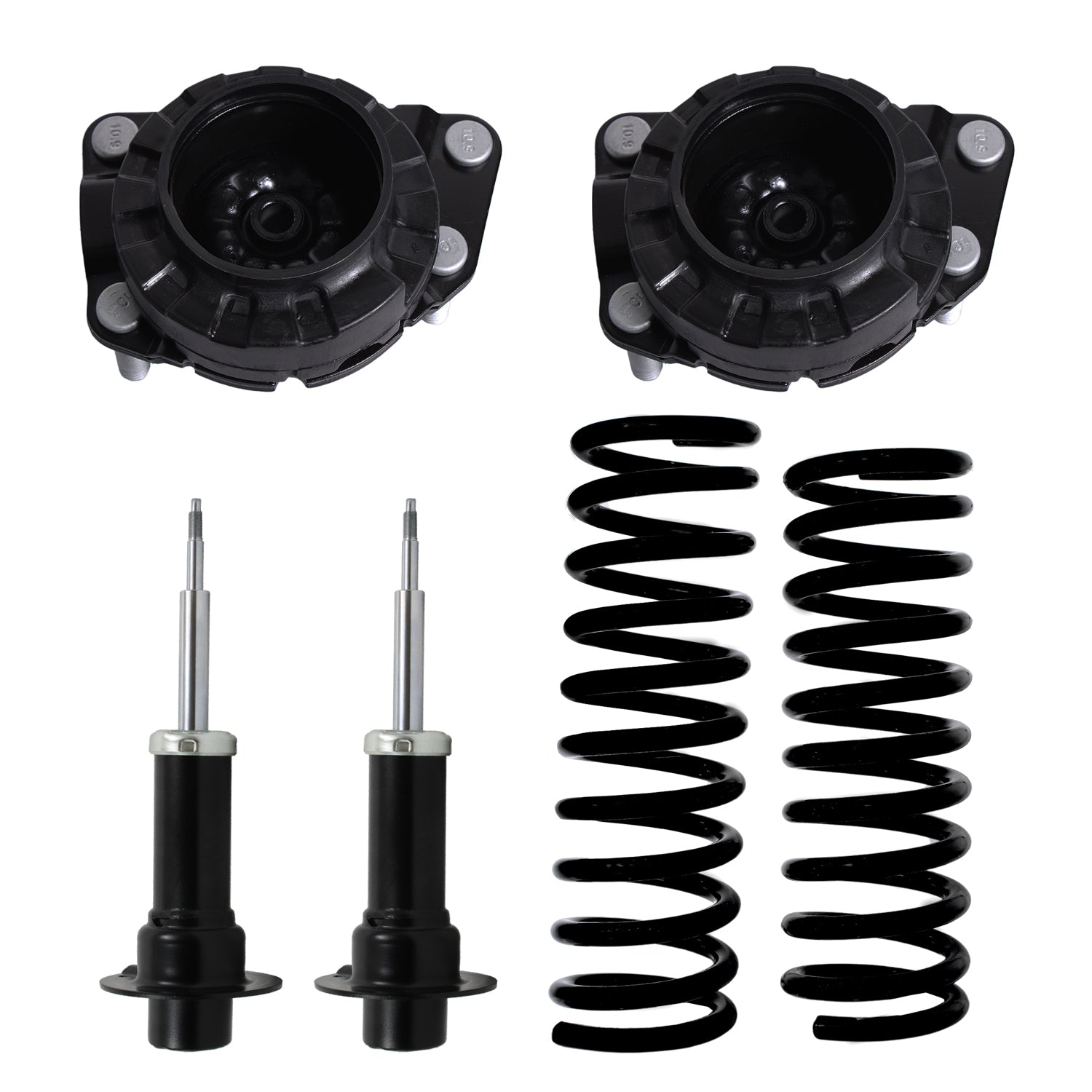 Kit Original Resortes, Amortiguadores y Bases Jeep  Liberty 2002-2012 Delanteros Kit X6