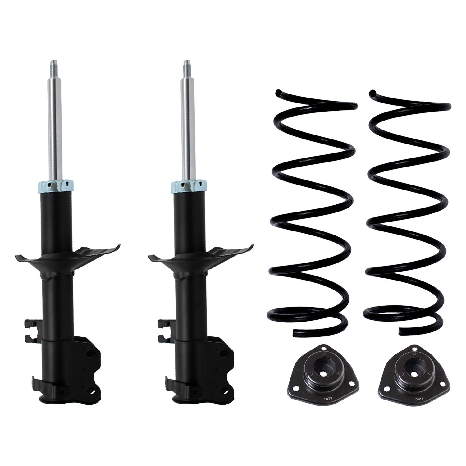 Kit Original Resortes, Amortiguadores y Bases Nissan Sentra 96-99 Del Kit X6