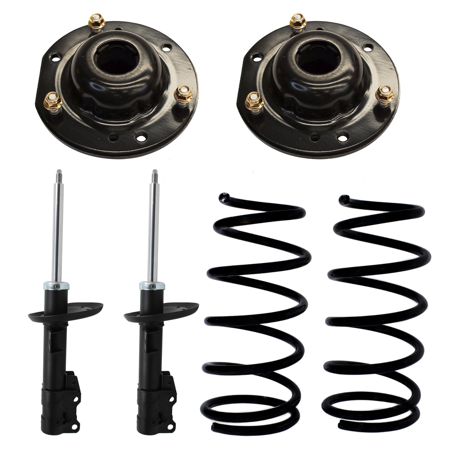 Kit Original Resortes, Amortiguadores y Bases Chevrolet Malibu 04-12 Del Kit X6