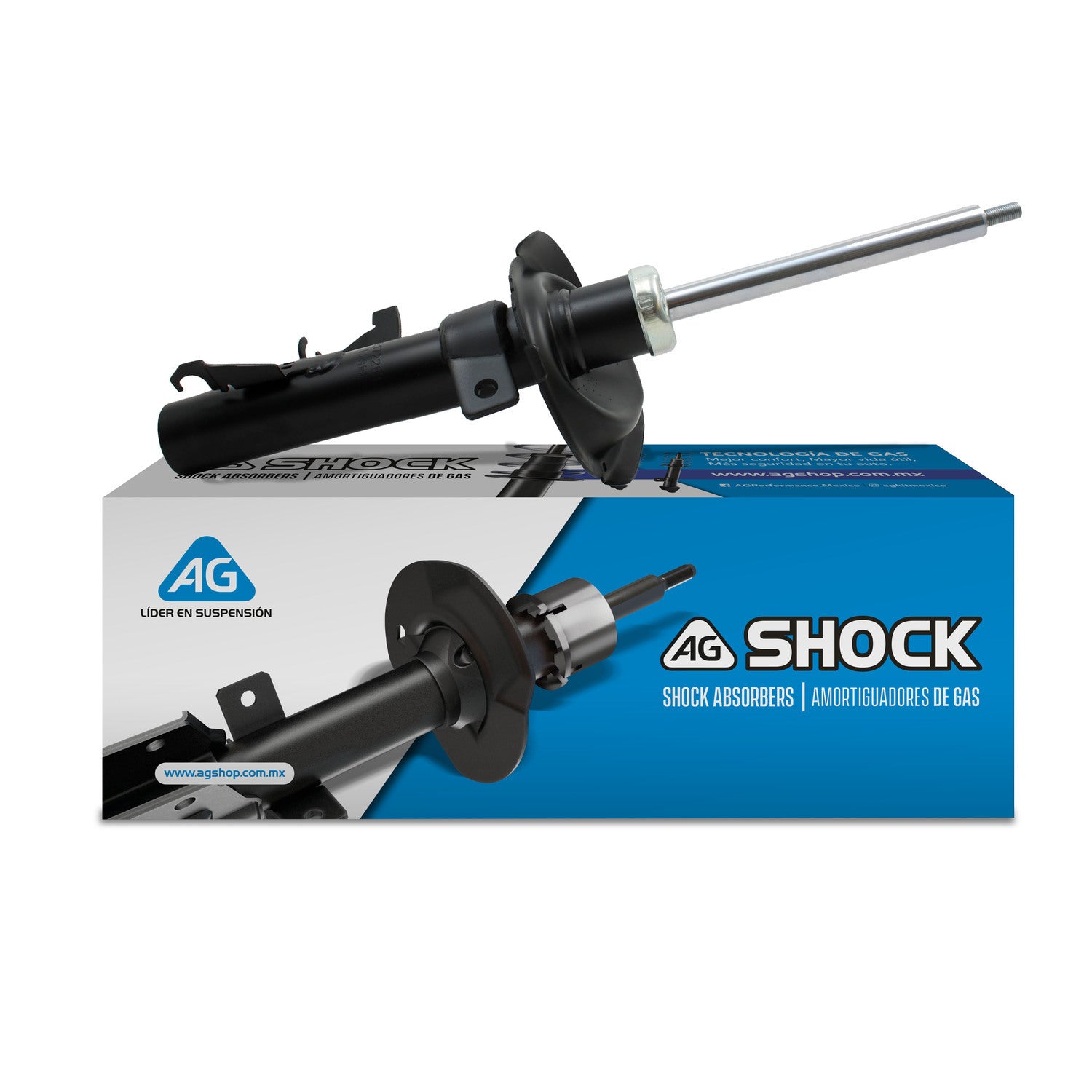 Amortiguador Original Ag Shock Ford Focus (Europa) 2007-2012 Delantero Derecho