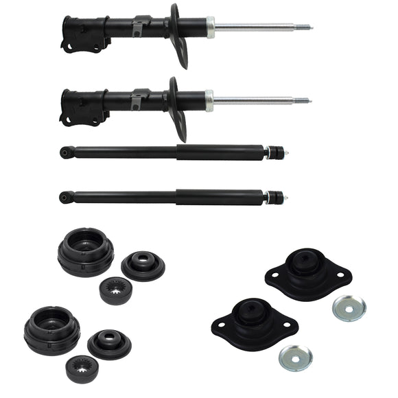 Kit Original Amortiguadores y Bases Chevrolet Aveo 04-17  Kit 8 Piezas