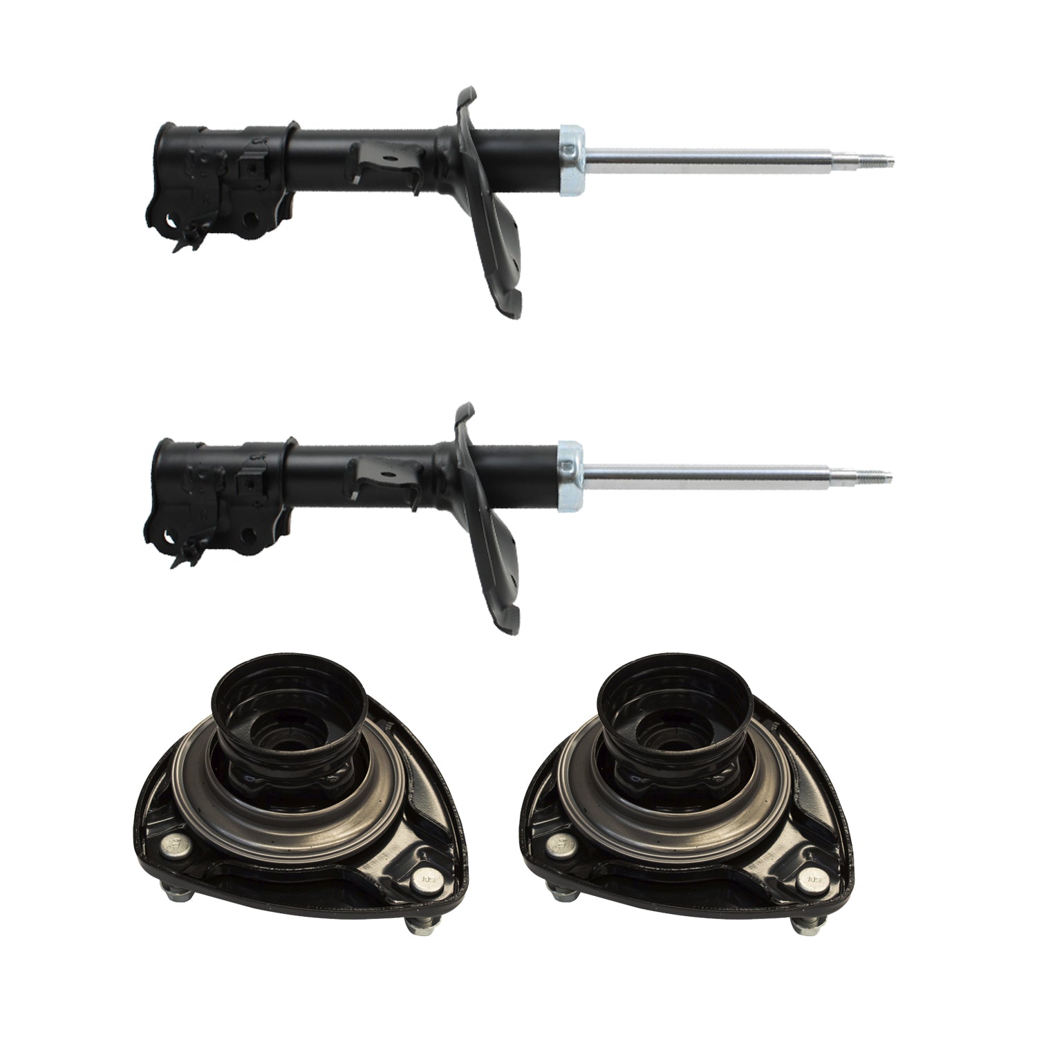 Kit Original Amortiguadores y Bases Hyundai Accent 06-10 Delantero Kit 4 Piezas