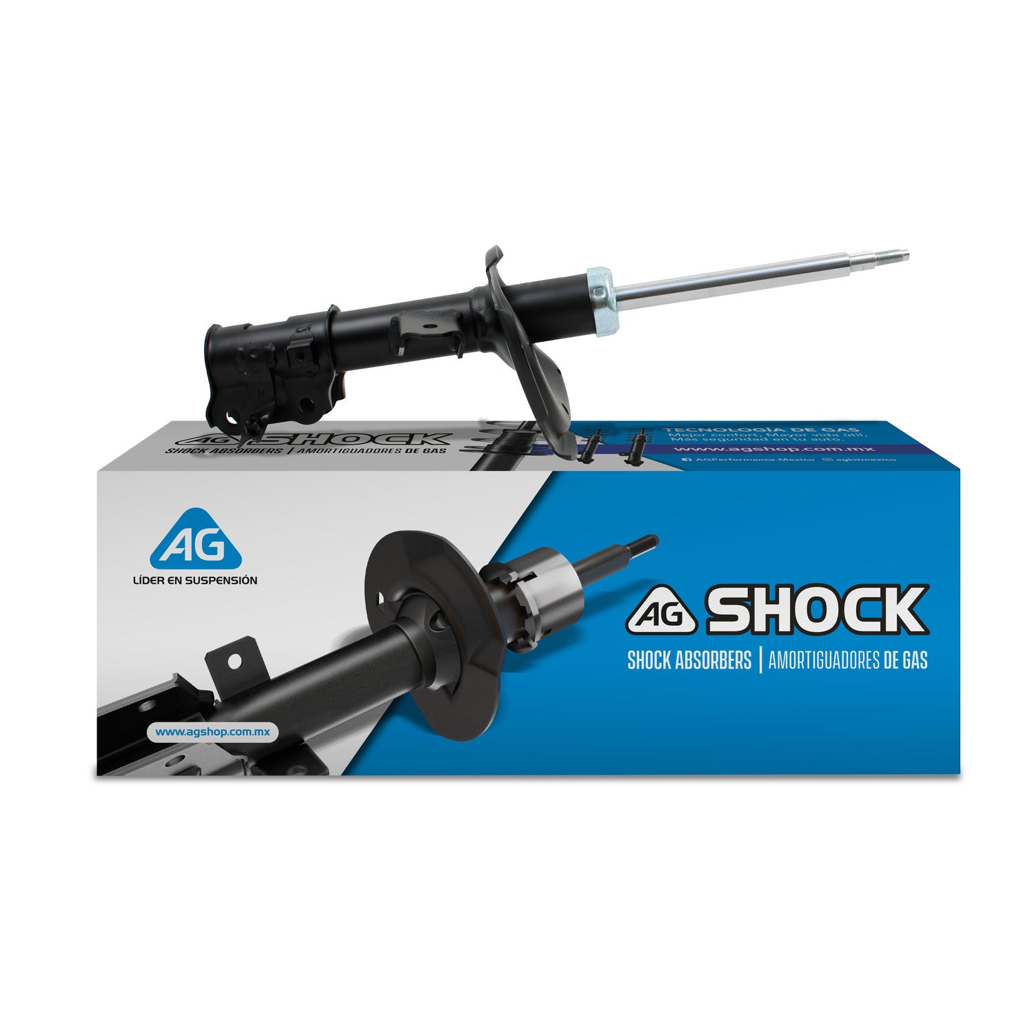 Amortiguador Original Ag Shock Kia Rio 2006-2011 Delantero Derecho