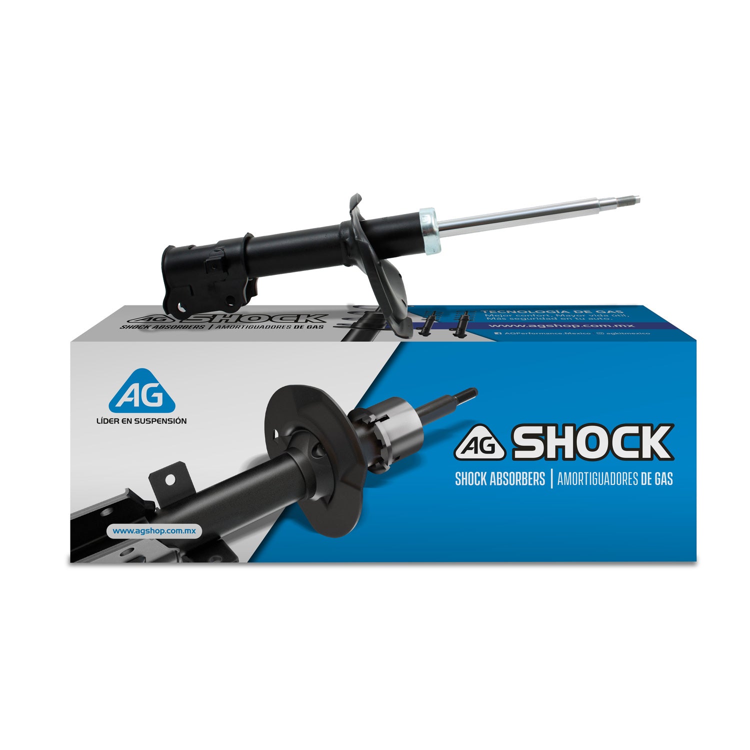 Amortiguador Original Ag Shock Kia Rio 2006-2011 Delantero Izquierdo