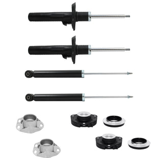 Kit Original Amortiguadores y Bases Volkswagen Jetta A6 (Bicentenario) (2.5L) (Carter 55 mm) (Eje rígido Buje 14 mm) 2010-2018 Delanteros y Traseros