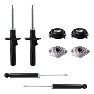 Kit Original Amortiguadores y Bases Volkswagen Jetta A6 (Bicentenario) (2.5L) (Carter 55 mm) (Eje rígido Buje 14 mm) 2010-2018 Delanteros y Traseros