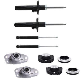 Kit Original Amortiguadores y Bases Seat León II (FR y Cupra) (Carter 55 mm) (2.5L) (Para Eje rígido trasero) 2006-2013 Kit 8 Piezas