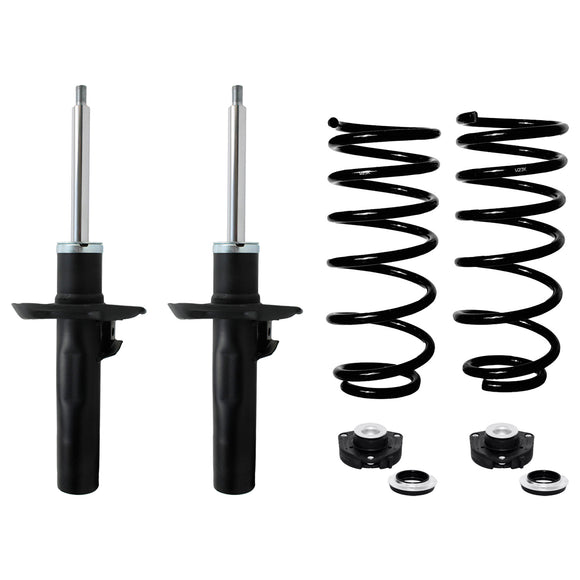 Kit Original Resortes, Amortiguadores y Bases Volkswagen Golf A6 (Carter 55 mm) (2.5L) 2009-2014 Kit 6 Piezas delanteras