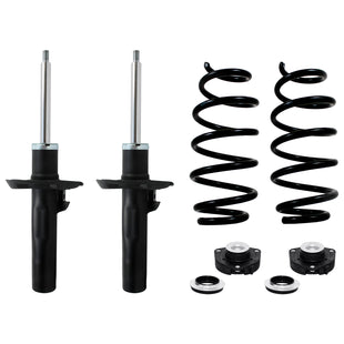 Kit Original Resortes, Amortiguadores y Bases Volkswagen Jetta A5 (Bora) (Carter 55 mm) (2.5L) 2005-2011 Kit 6 Piezas delanteras