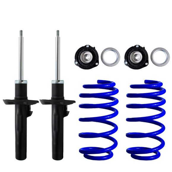 Resortes Deportivos y Amortiguadores Originales AG Kit AG Shock Volkswagen Golf A6 (2.5L) (Carter 55 mm) 2009-2013 Delanteros