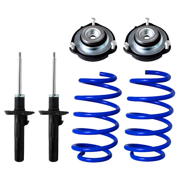 Resortes Deportivos y Amortiguadores Originales AG Kit AG Shock Volkswagen Bora (2.5L) (Carter 55 mm) 2005-2011 Delanteros