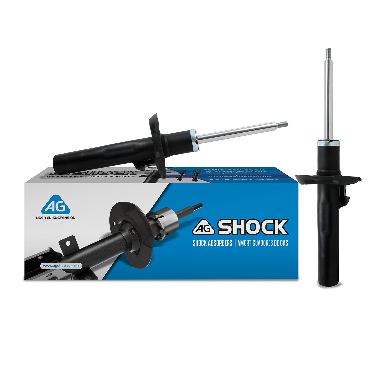 Amortiguadores Originales Ag Shock Seat Altea 06-15 (55 mm) Par Delantero