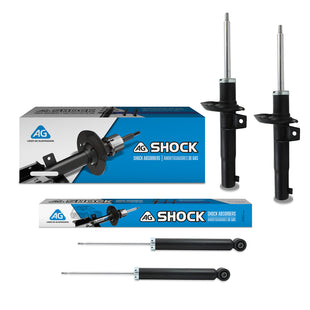 Amortiguadores Originales AG Shock Volkswagen Jetta A6 (Bicentenario) (Eje Suspensión Independiente Buje 14 mm) 2010-2018 Delanteros y Traseros