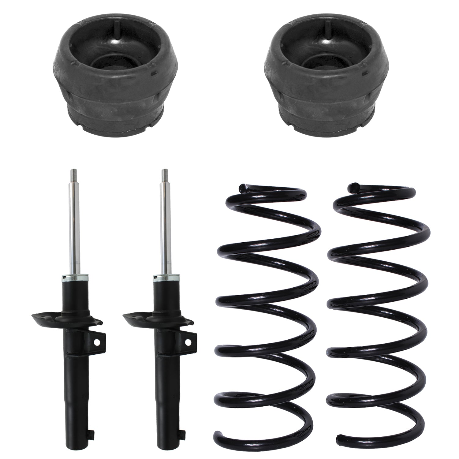 Kit Original Resortes, Amortiguadores y Bases Volkswagen Golf R32 V6 (2.0L) 2008 6 piezas