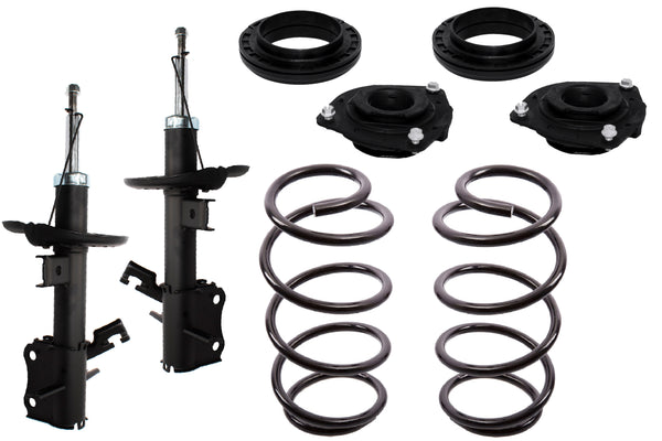 Kit Original Resortes, Amortiguadores y Bases Nissan  Sentra 07-12 Del Kit X6