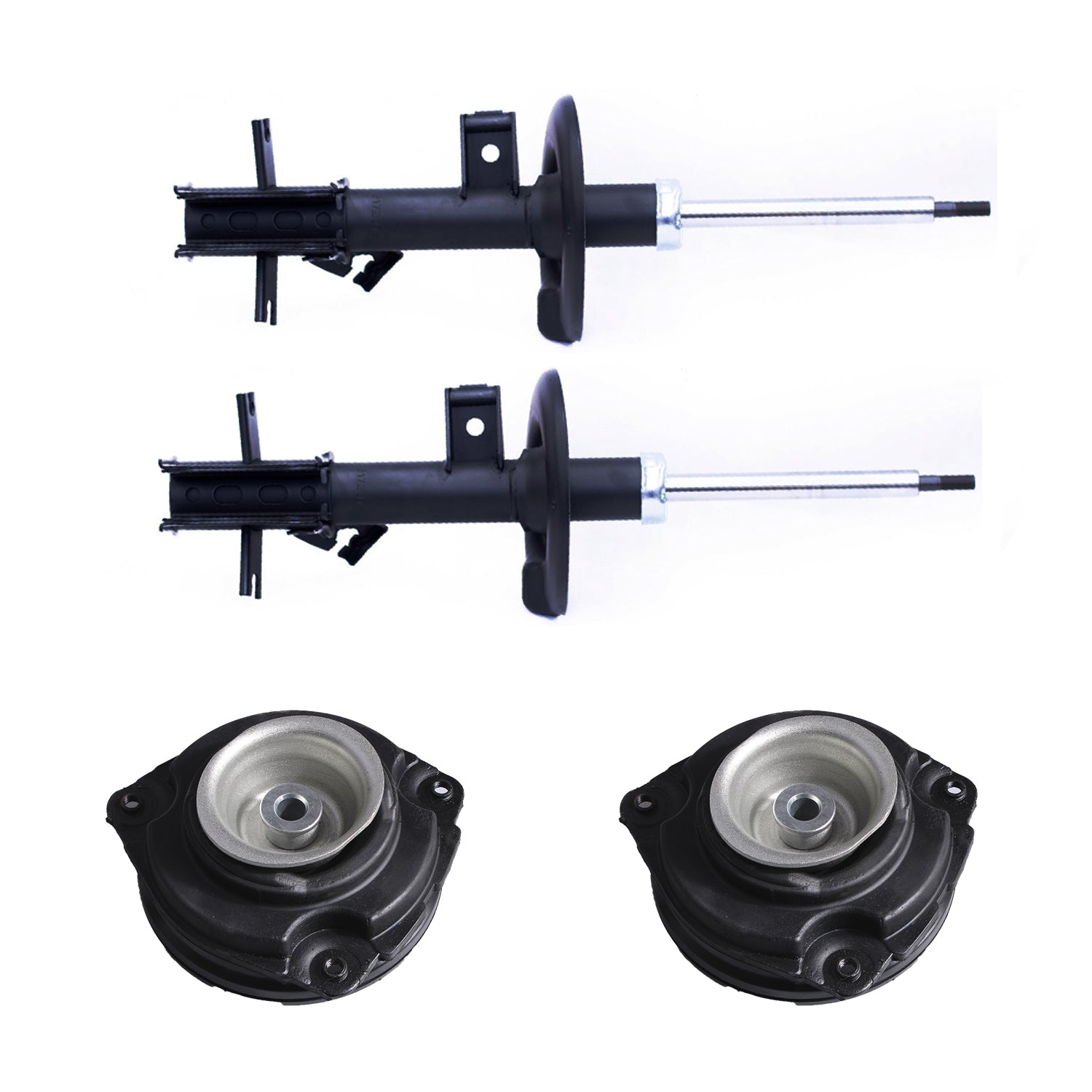 Kit Original Amortiguadores y Bases Nissan  Sentra 07-12 Kit 4 Piezas Del