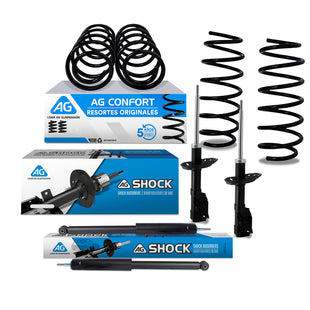 Kit Original Resortes y Amortiguadores Honda Fit 09-14