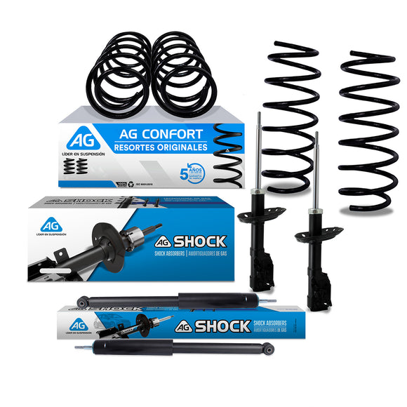 Kit Original Resortes y Amortiguadores Honda Fit 09-14