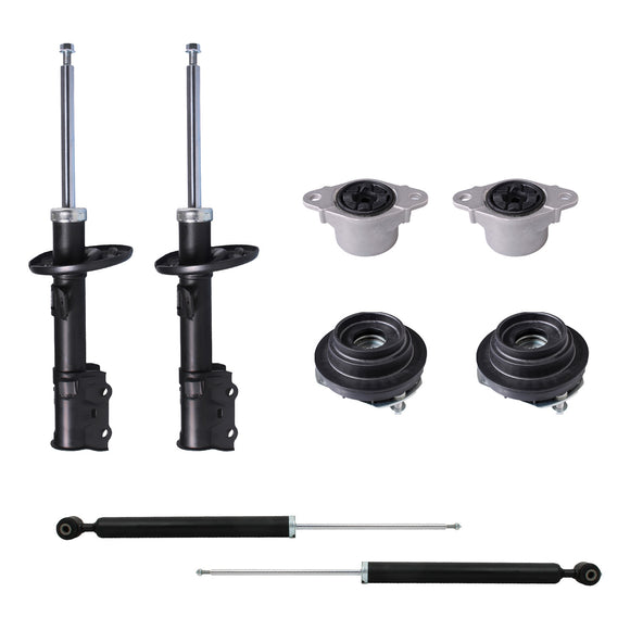 Kit Original Amortiguadores y Bases Ford Fiesta 4.0 Cil 2014-2018 8 Piezas Del y Tras