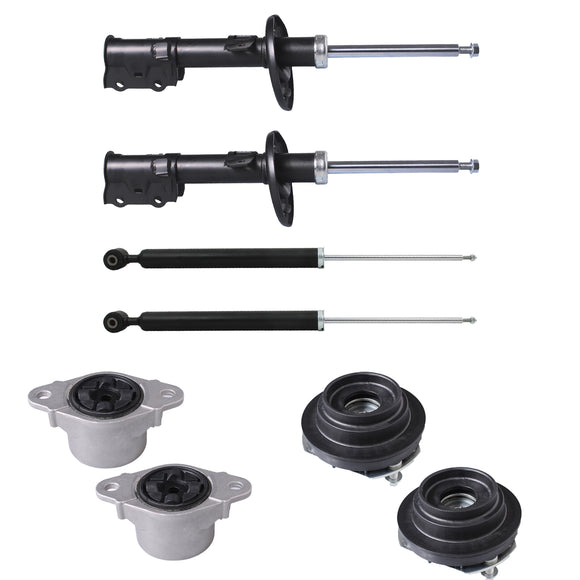 Kit Original Amortiguadores y Bases Ford Fiesta 4.0 Cil 2014-2018 8 Piezas Del y Tras