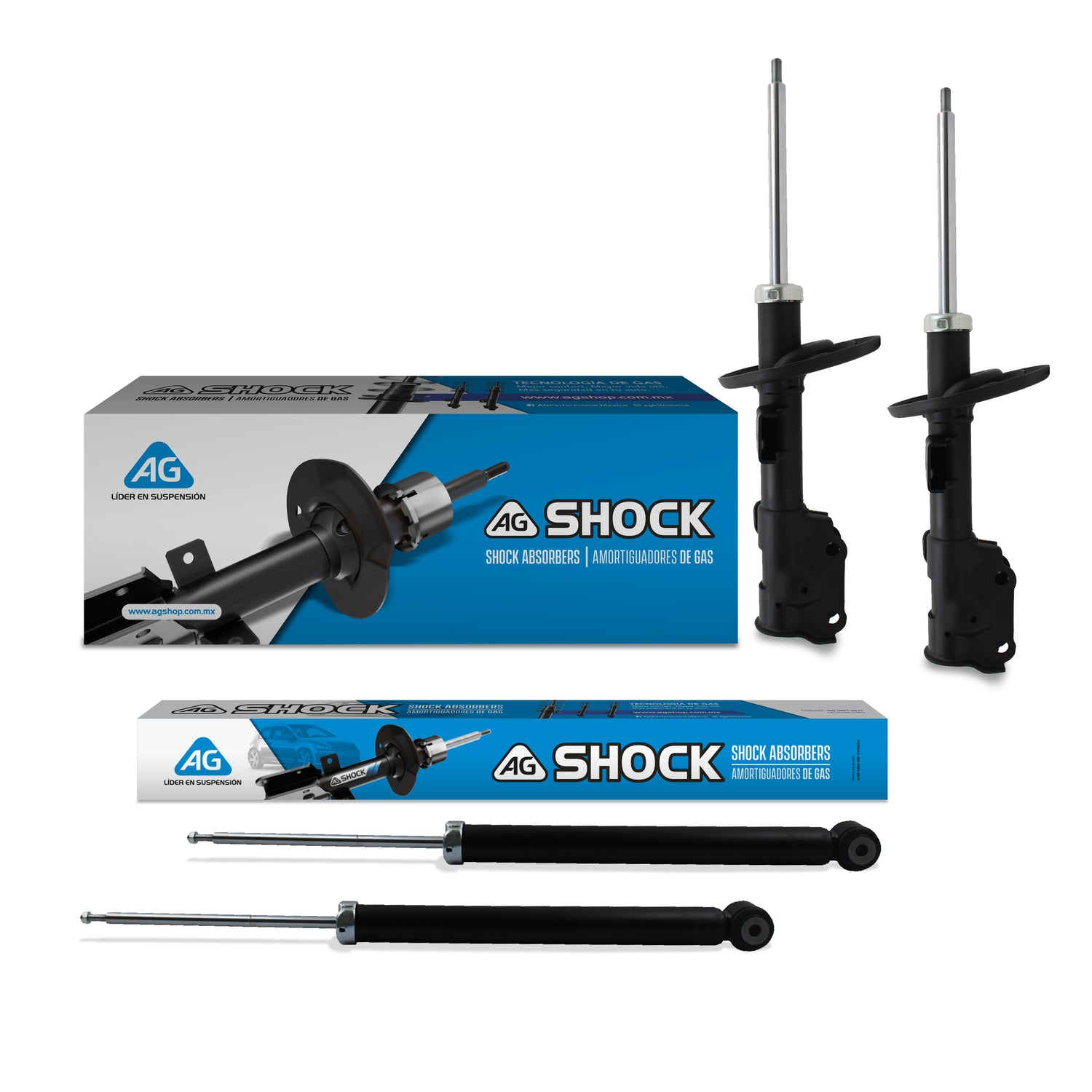 Amortiguadores Originales Ag Shock Mazda 3 2014-2018 4 Piezas
