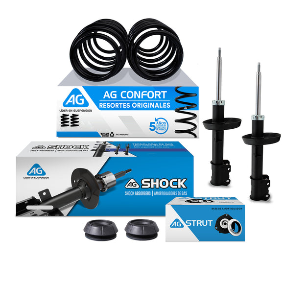 Kit Original Resortes, Amortiguadores y Bases Chevrolet Astra (Segunda generación) (No aplica para cables ABS) 2000-2008 Del Kit X6