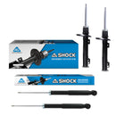 Amortiguadores Originales AG Shock Volkswagen CrossFox 2007-2017 Delantero y trasero-1