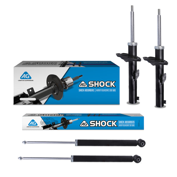Amortiguadores Originales AG Shock Volkswagen T Cross (Buje 12 mm) 2019-2023 Delanteros y Traseros