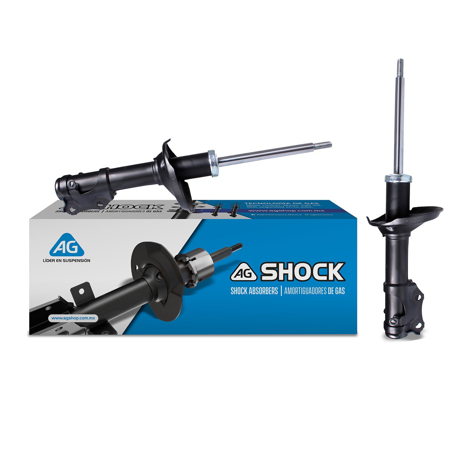 Amortiguadores Originales Ag Shock Volkswagen Golf A2 87-92 Par Delantero
