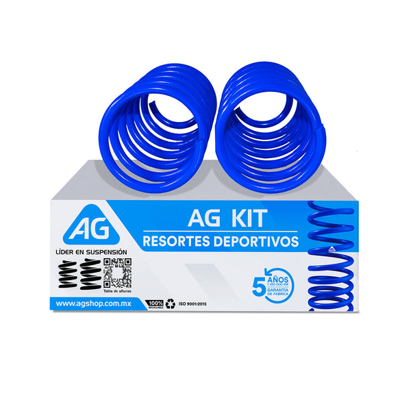 Resortes Deportivos Ag Kit Chevrolet Chevy Par Delantero