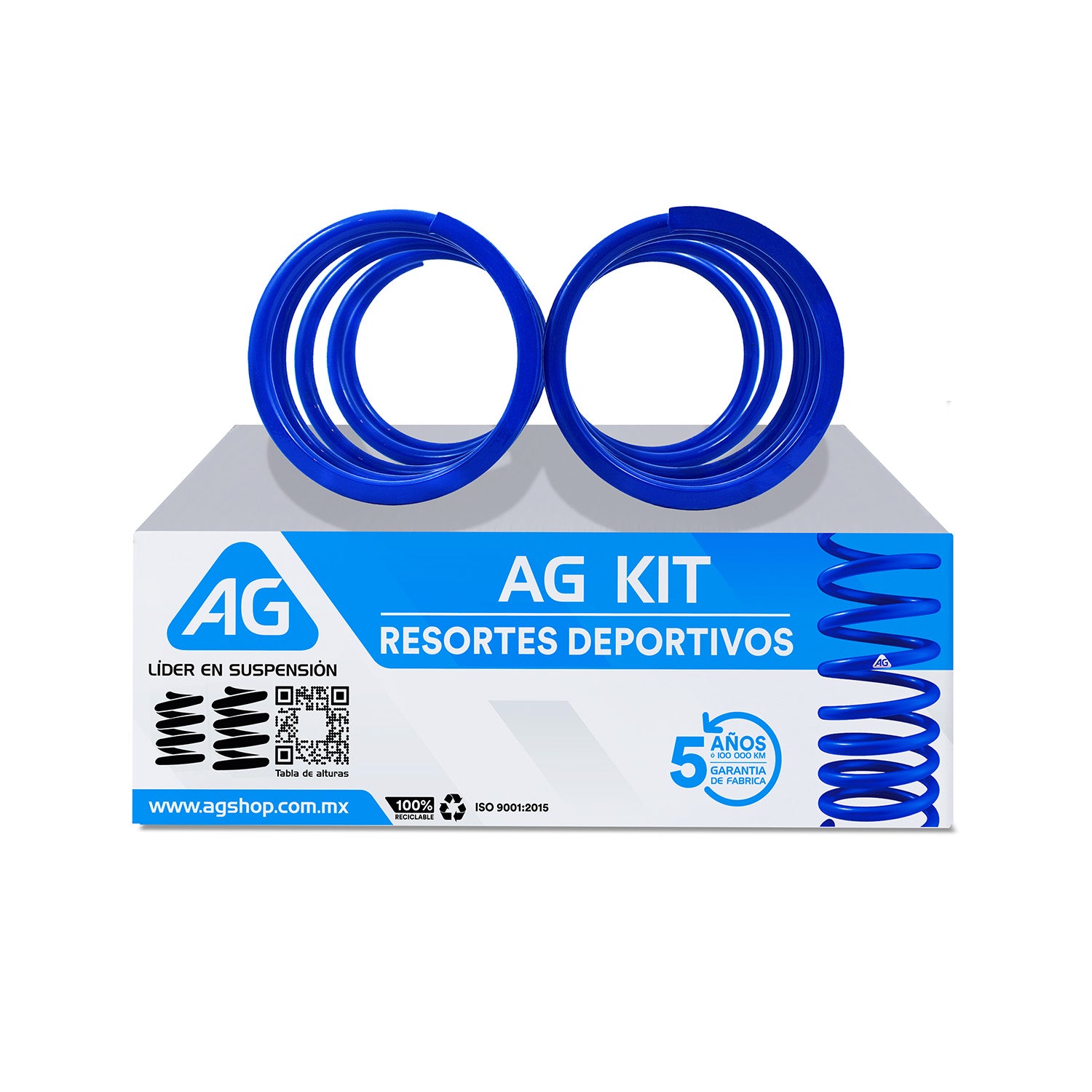 Resortes Deportivos AG Kit Honda Civic Coupe/Sedan 01-05 Par delantero