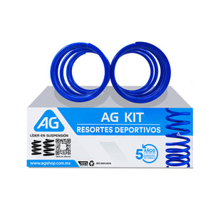 Resortes Deportivos AG Kit Honda Civic Coupe/Sedan 01-05 Par delantero