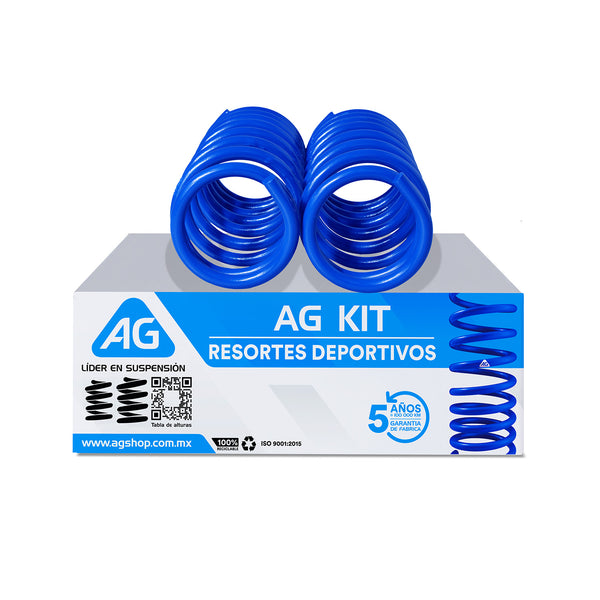 Resortes Deportivos Ag Kit Honda Civic 2001-2005 Traseros
