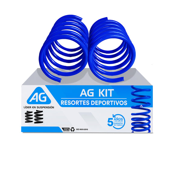 Resortes Deportivos AG Kit Ford Ikon Par Delantero