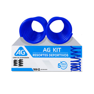 Resortes Deportivos AG Kit Ford Ikon Par Trasero