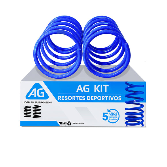 Resortes Deportivos AG Kit Ford Focus (Excluye Wagon) 2000-2008 Par Delantero