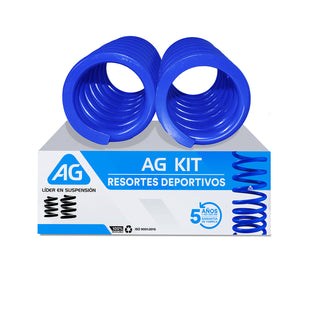 Resortes Deportivos AG Kit Ford Ka 1997-2008 Par Delantero