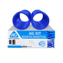Resortes Deportivos AG Kit Ford Ka 1997-2008 Par Trasero-1